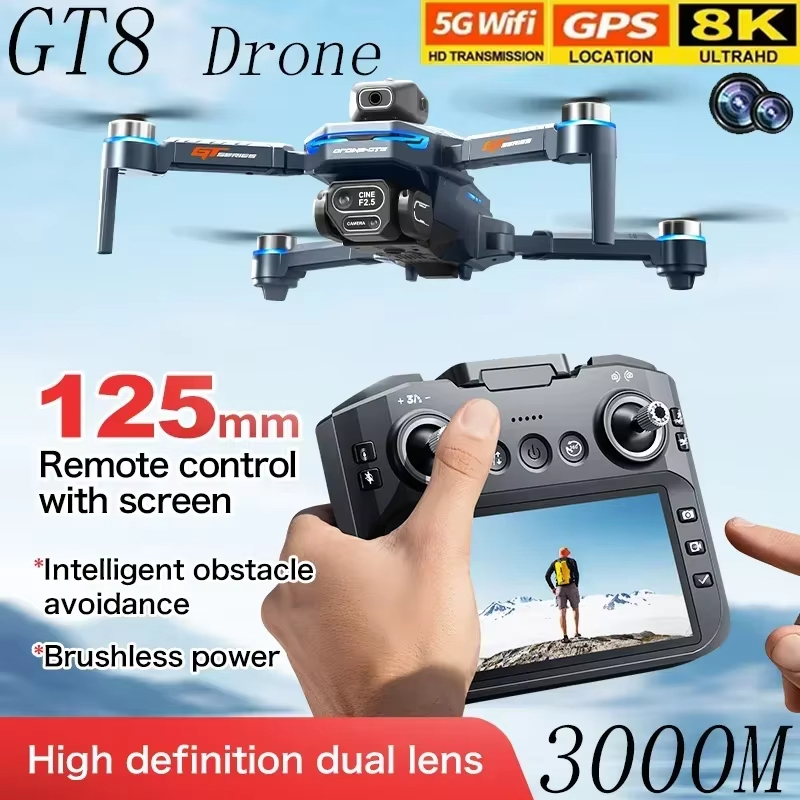 4.3-inch Screen GT8 Drone Obst - Jjrc Drone X12 ulasan dan harga