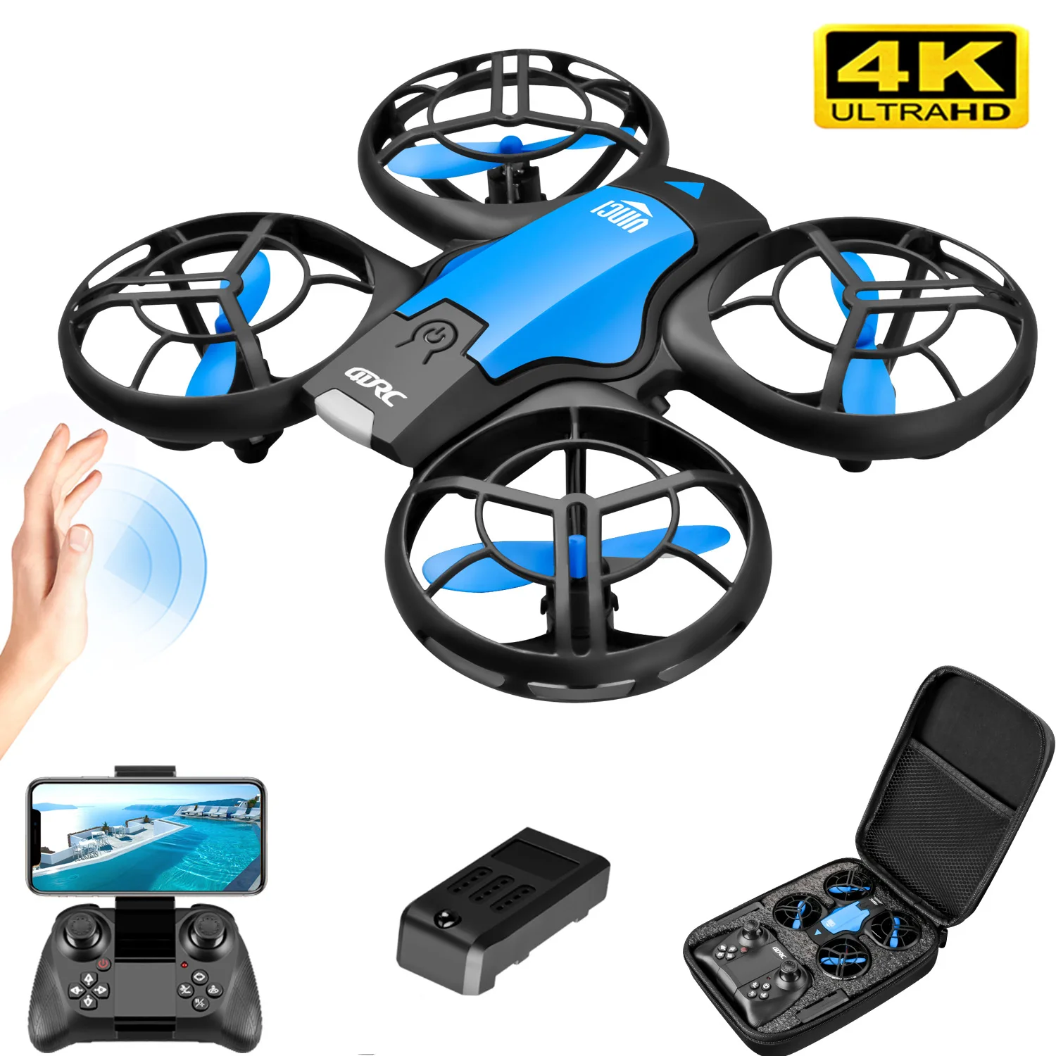 V8 New Mini Drone 4K Professio - Drone Ae Rc ulasan dan harga