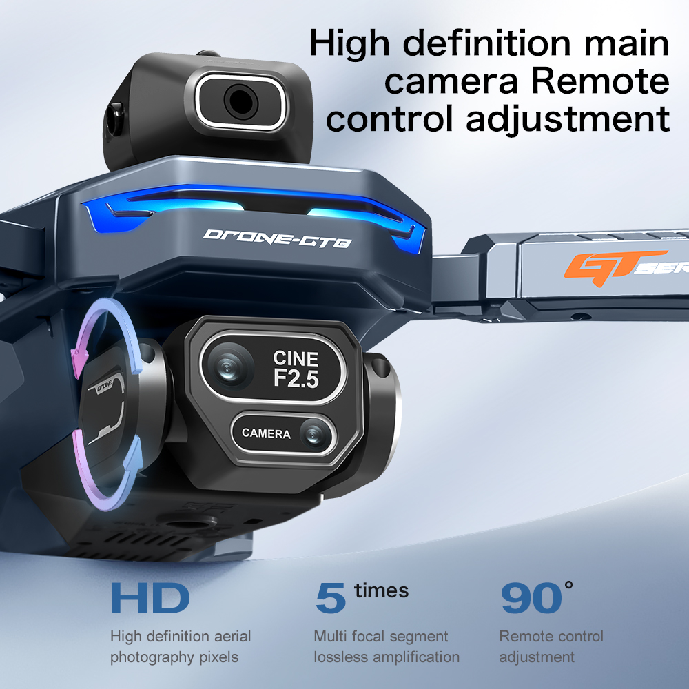GT8 Foldable GPS RC Drone 8K H - Drone Dji Rc Mini ulasan dan harga