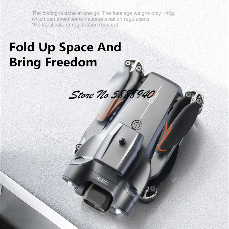 6K Optical Flow Brushless Fold - Drone S1S Rc Quadcopter ulasan dan harga